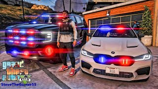 Playing GTA 5 As A POLICE OFFICER Gang Unit Patrol🔥🔥🔥 GTA 5 Lspdfr Mod 4K [upl. by Lelah]