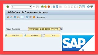 Convertir fecha 📆 en letras 🔠 con función ABAP CONVERSIONEXITLDATEOUTPUT  Ejemplo función SE37 [upl. by Ilojna]