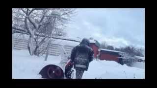 belos rotary snowblower [upl. by Anedal]