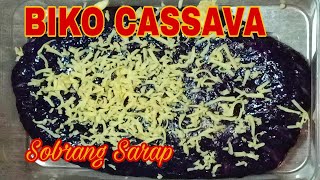 CASSAVA RECIPE  BIKO UBE CASSAVA  CASSAVA CHEESE [upl. by Heins436]