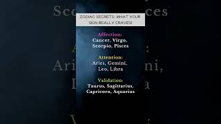 Zodiac Secrets What Your Sign Really Craves [upl. by Bounds]