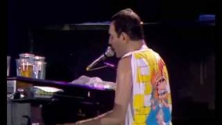 Queen  Bohemian Rhapsody Live At Wembley Stadium 1986 [upl. by Varhol495]