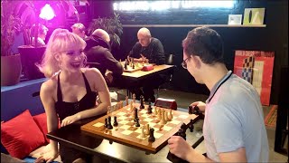 fun and emotional bullet with Lada Ilyina and with a professional blitz player Ratnikov Mikhail [upl. by Rebel636]