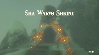 Zelda Breath of the Wild  Sha Warvo Shrine  Tabantha Tower Region [upl. by Ara]