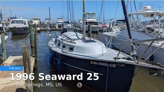 1996 Seaward 25 for sale in Ocean Springs MS US [upl. by Yruj]