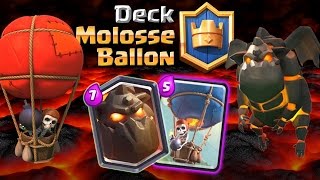 Clash Royale  DECK MOLOSSE BALLON OP [upl. by Isyad]