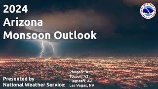 2024 Arizona Monsoon Outlook English [upl. by Fabria166]