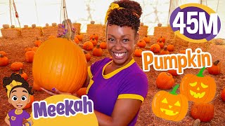 Meekah Visits the Pumpkin Patch  Halloween Marathon  Blippi and Meekah Kids TV [upl. by Nnairb]