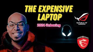 Expensive Gaming Laptop Unboxing 2024 Review [upl. by Annaul]