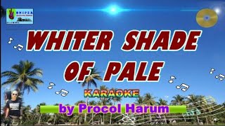 WHITER SHADE OF PALE karaoke by Procol Harum [upl. by Ydnem]