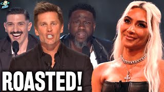 DAMN Kim Kardashian Gets BOOED amp DESTROYED at The Roast of Tom Brady Live On Netflix  Best Burns [upl. by Ahsitneuq]