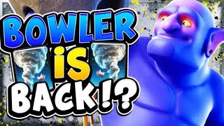 BOWLER GOT BUFFED TOP LADDER with 2 OP BOWLER DECKS  CLASH ROYALE [upl. by Lezah]