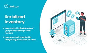 How to manage Serialized Inventory in Hisab  Desktop  Hindi [upl. by Woermer]