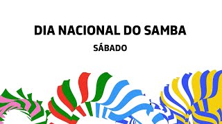 Evento do dia nacional do samba  ao vivo sábado [upl. by Naig]