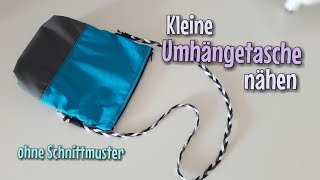 Handtasche Nähanleitung  Ohne Schnittmuster  Für Anfänger  Nähtinchen [upl. by Lemmueu154]