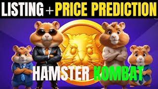 Hamster Kombat listing Binance  Hamster Price Prediction [upl. by Anyg422]