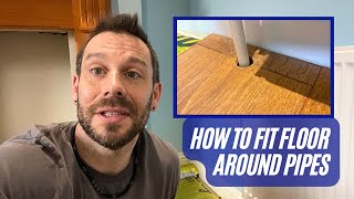 How to Fit Flooring around Radiator Pipes 2 methods [upl. by Sedlik]