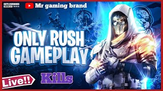 Bgmi game play only rush clips clutchby Mr gaming brand [upl. by Drofub223]