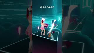 HOT TO GO  CHAPPEL ROAN BEAT SABER VR TikTok KPOP Songs Lyrics Mixed Reality Quest 3 [upl. by Levitan]