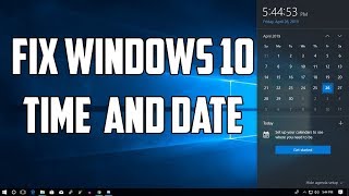 How To Fix Computer Date and Time Keeps Changing in windows 10 [upl. by Tavie533]