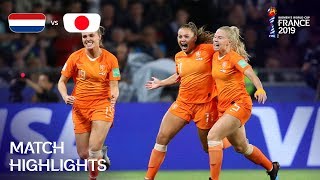 Netherlands v Japan  FIFA Women’s World Cup France 2019  Match Highlights [upl. by Senhauser315]