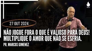 quotA parábola dos 10 talentos Multipliquequot  Pr Marcos Gimenez  IBES  DOMINGO  27102024 [upl. by Welcy977]