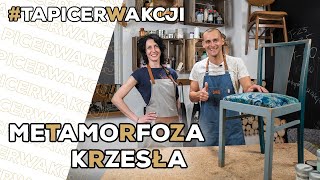 Jak odnowić krzesło  Stylizacja starych mebli metamorfoza DIY [upl. by Acinot]