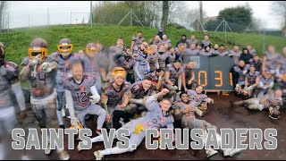 🏈  Pokalhalbfinale Hessen  Saints vs Crusaders [upl. by Oika]