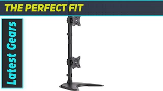 Tripp Lite Dual Monitor Mount StandClamp Vertical Swivel amp Tilt 1527 Inch Best Desktop [upl. by Fedak]