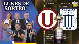 ¡RIVALES de la U y Alianza Lima SIMULAMOS el SORTEO de la Copa Libertadores 2024 [upl. by Elgna667]