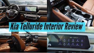 2023 Kia Telluride Interior Review Ambient Lights amp Digital Cockpit Infotainment Features [upl. by Lakym]