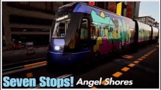 Bus Simulator 21  PS5  Traming It Through Angel Shores [upl. by Baumann]