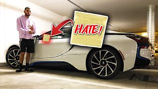 Hater VANDALIZES my BMW LEAVES RACIST NOTE [upl. by Flora]