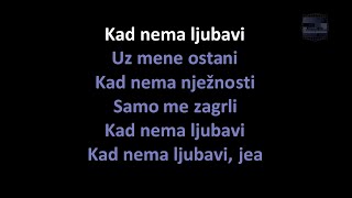 Ilan Kabiljo  Kad nema ljubavi Karaoke [upl. by Ailana790]