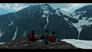 Frozen Mastij lake Janshai Meadows Kalam valley Shot on Iphone [upl. by Mayman69]