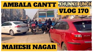 Ambala cantt Mahesh nagar full RUSH [upl. by Riker]