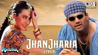 Jhanjhariya Uski Chanak Gayi  Lyrical  Krishna  Karisma Sunil  Abhijeet Bhattacharya 90s Hits [upl. by Hasan]