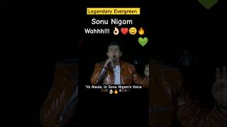 Sonu Nigam Peak Level of Singing 🔥🔥🔥 sonunigamsongs sonunigam shorts singing bollywood [upl. by Luciano]