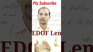 EDOF Lens for Cataracts edof intraocularlens ।Edof lens [upl. by Arahk916]