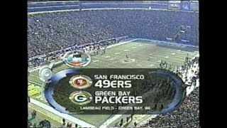 2001 NFL Wildcard Playoffs San Francisco 49ers  Green Bay Packers Fox 200102 Favre [upl. by Shayn256]