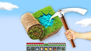 Minecraft But Its On 1 Realistic Block [upl. by Faruq]