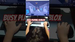 kurdapya busy playing roblox [upl. by Suter]