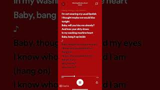 WASHING MACHINE HEART lyrics [upl. by Malachi]