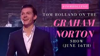 tom holland on the graham norton show  all clips [upl. by Blanca]