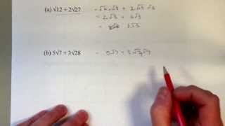 GCSE Higher Surds and Indices [upl. by Vasiliu]