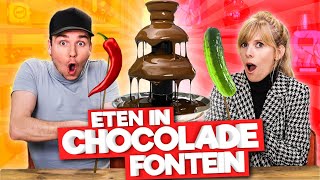 ETEN IN CHOCOLADE FONTEIN DIPPEN [upl. by Ysor]