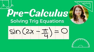 Solving Trigonometric Equations  Example 3 [upl. by Adnoryt]