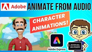 Create FREE Character Animations with Adobe Animate from Audio [upl. by Jacobo217]