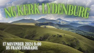 Ds Frans Conradie  NGK Lydenburg  17 November 2024 [upl. by Hatty]