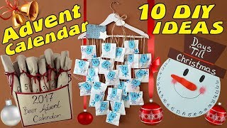 10 DIY Advent Calendar Idea  HOW TO [upl. by Okihcas]